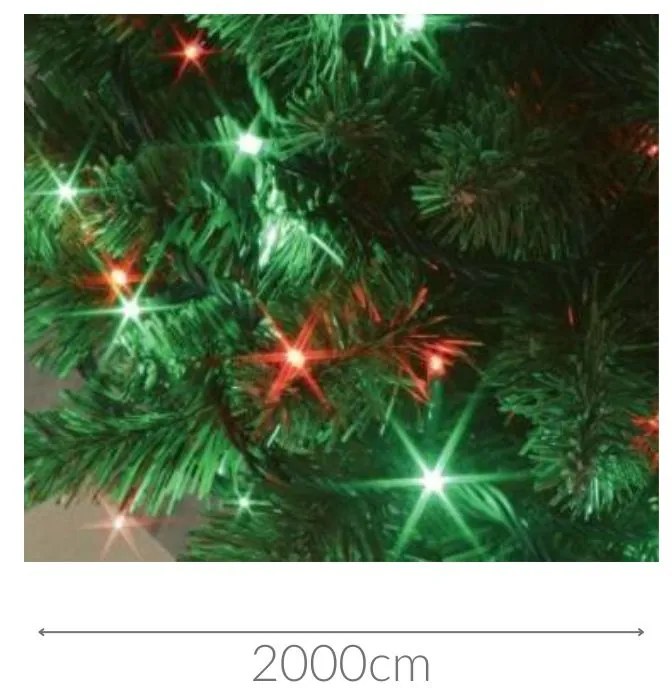 Lampki zewnętrzne, 200 lampek