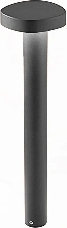 Zafferano Ciottolo - Zewnętrzna lampa słupkowa LED IP54 7W 3000K nowoczesny design z aluminium do ogrodów i podjazdów - 70 cm Corten