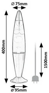 Rabalux 76107 dekoracyjna lampa stołowa LED Lollipop3, pomarańczowy