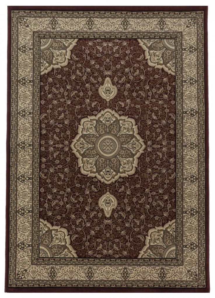 Dywan klasyczny Kashmir rozeta czerwony 200 cm x 290 cm