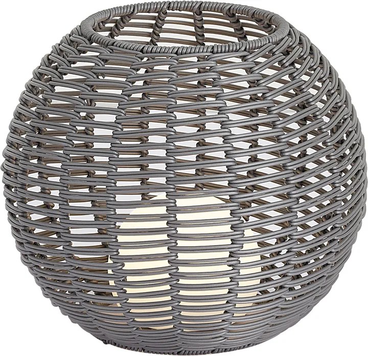 Zewnętrzna lampa stołowa ciemnoszara 30 cm z możliwością ładowania LED przez USB-C IP44 - Oli