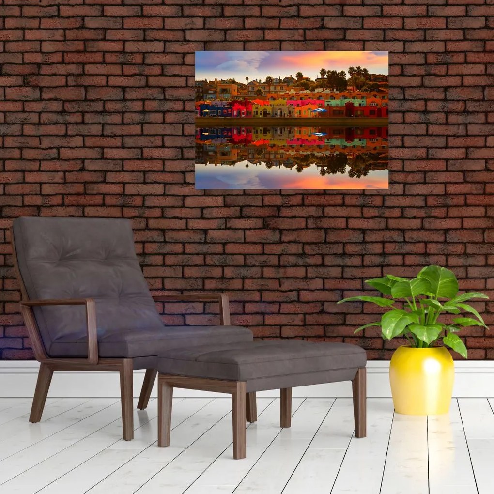 Obraz na szkle - Miejsce do letniego pływania (70x50 cm)