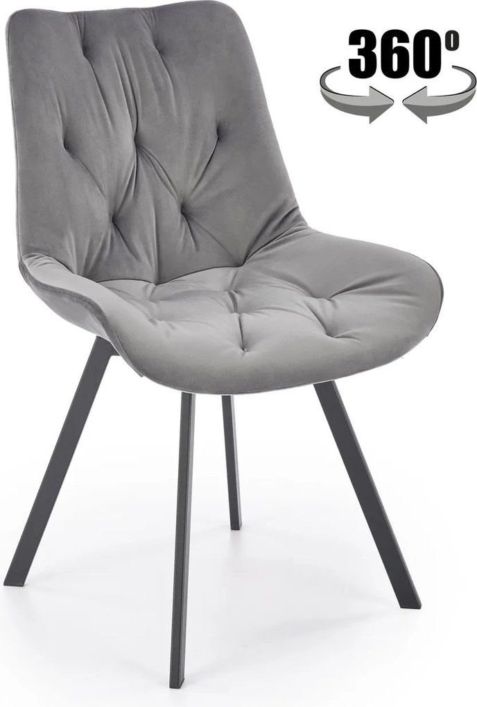 Krzesło do jadalni K519 Halmar z obrotowym siedziskiem