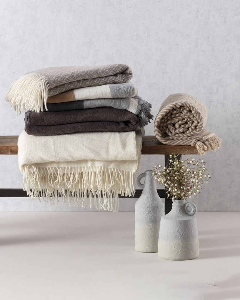 Pled Zelandia 140x200 cm silver beige