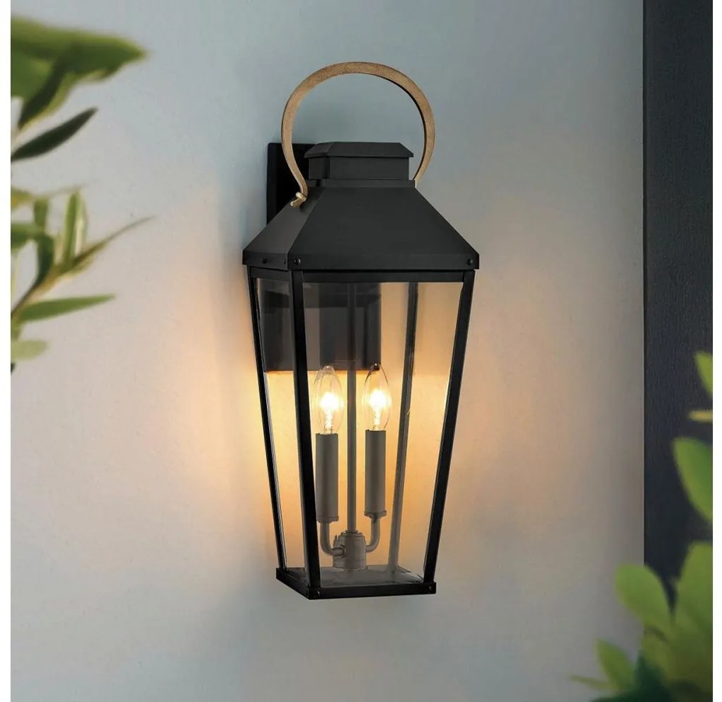 Hinkley HK-DAWSON-L - Zewnętrzny kinkiet DAWSON L 2xE14/40W/230V IP44