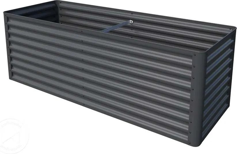 PRIMEYARD 190 x 70 x 65 cm Grządka podwyższona, stal, antracyt - (GFPV00962)