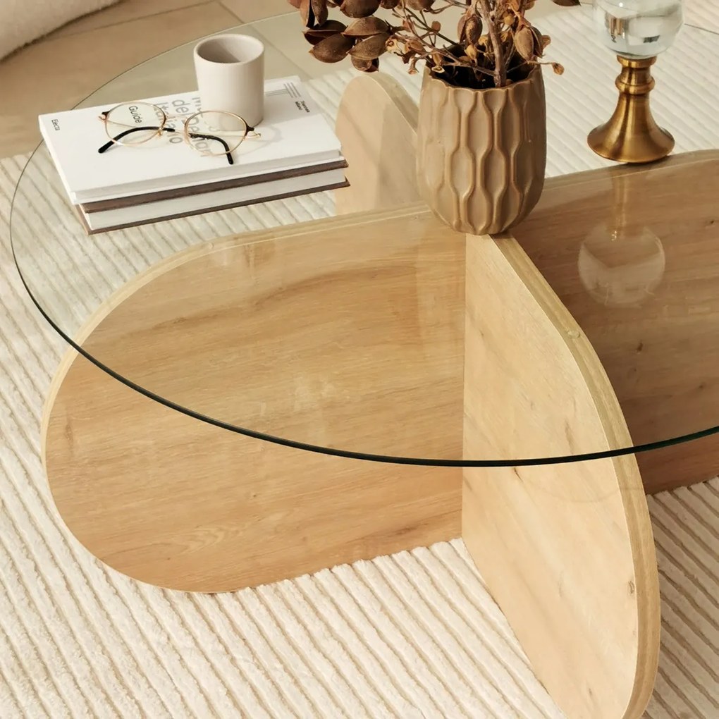 Stolik kawowy Bubble Sapphire Oak