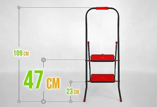 2-stopniowa składana drabinka T0-E68