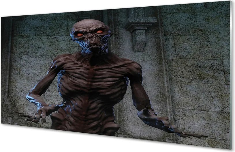 Panel szklany do Kuchni Zjawa w Opuszczonym Budynku