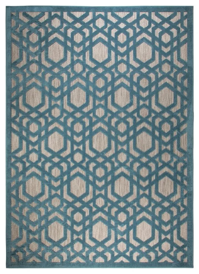 Niebieski dywan odpowiedni na zewnątrz 170x120 cm Oro – Flair Rugs