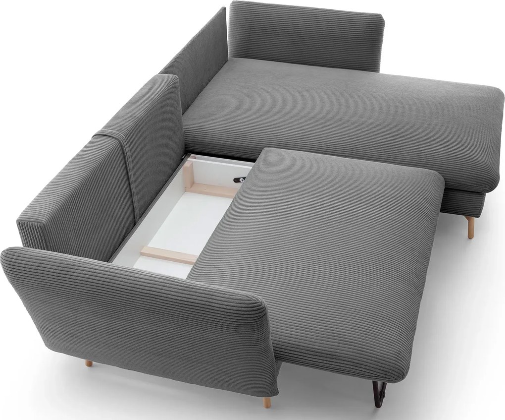 Stalowy narożnik sztruksowy na nóżkach N6-D65