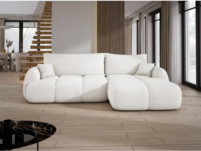 Narożnik COCO WIND z funkcją spania poduszkami i pojemnikiem NOW OR NEVER 01 WERSAL