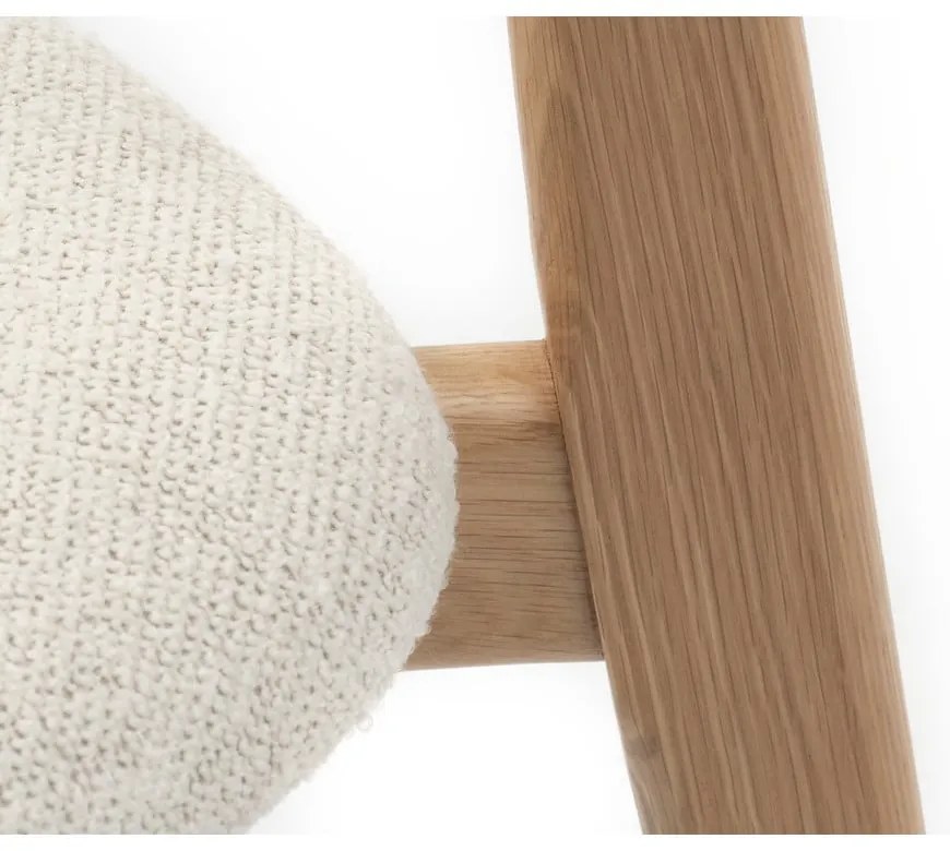 Kremowo=naturalne krzesło Elim – Unique Furniture