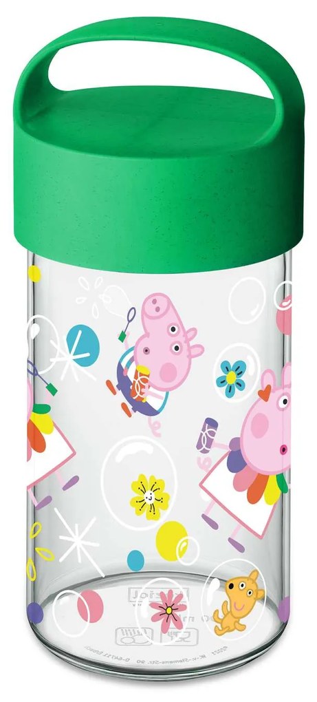 Pojemnik/bidon Buddy Snack Świnka Peppa Pop, 500 ml, KOZIOL