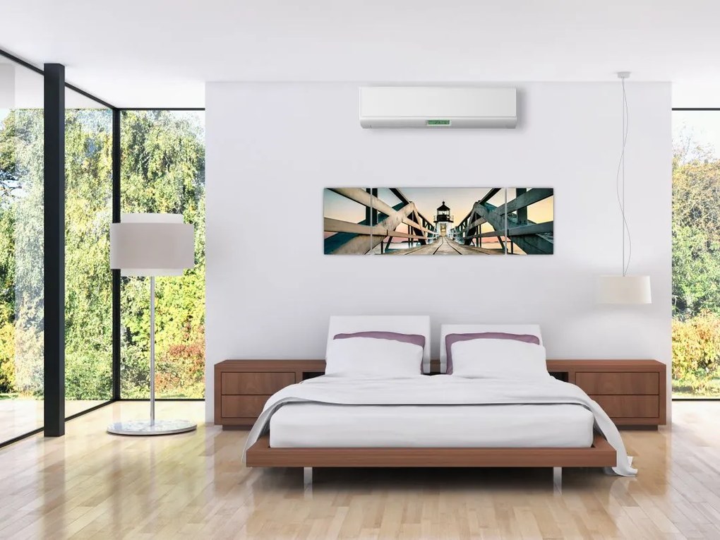 Obraz - Na molo (170x50 cm)
