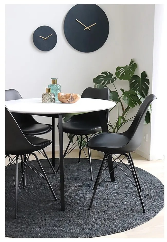 Czarne krzesła zestaw 2 szt. Oslo – House Nordic