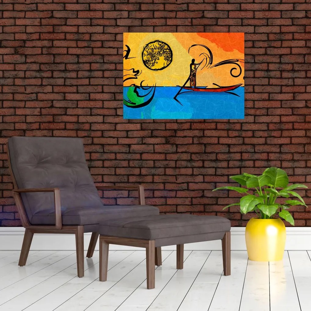 Obraz starożytnego obrazu (70x50 cm)