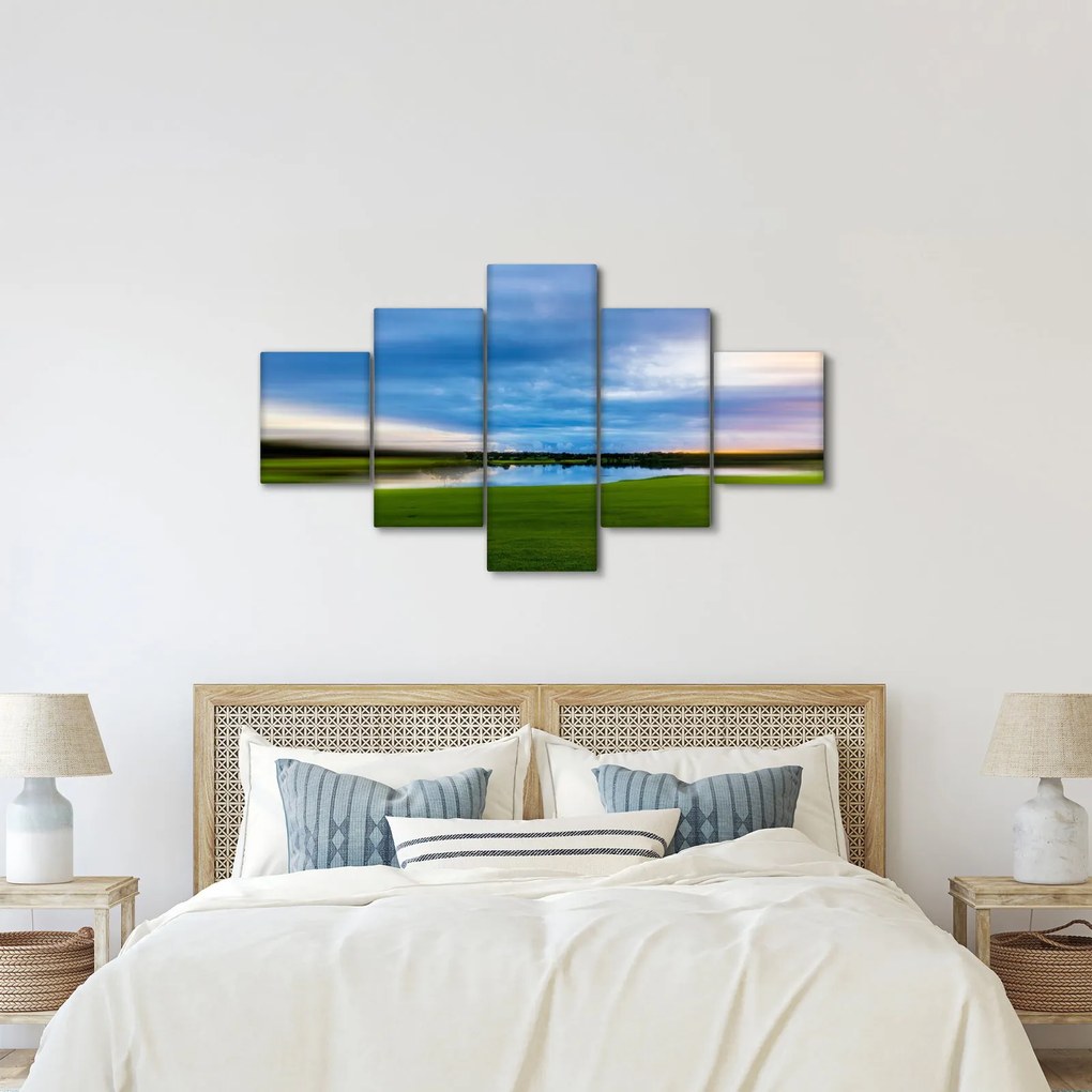 Obraz łąki (125x70 cm)