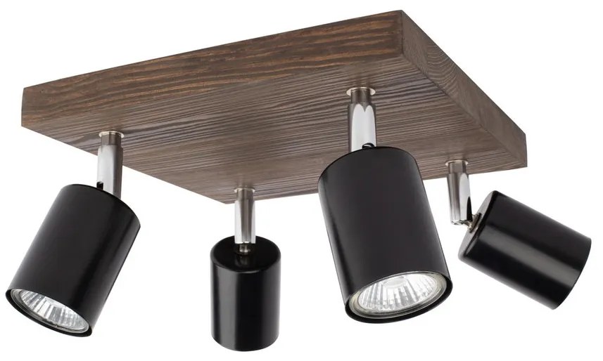 Spot-Light DO2910456 - Lampa sufitowa MANARA 4xGU10/5W/230V sosna