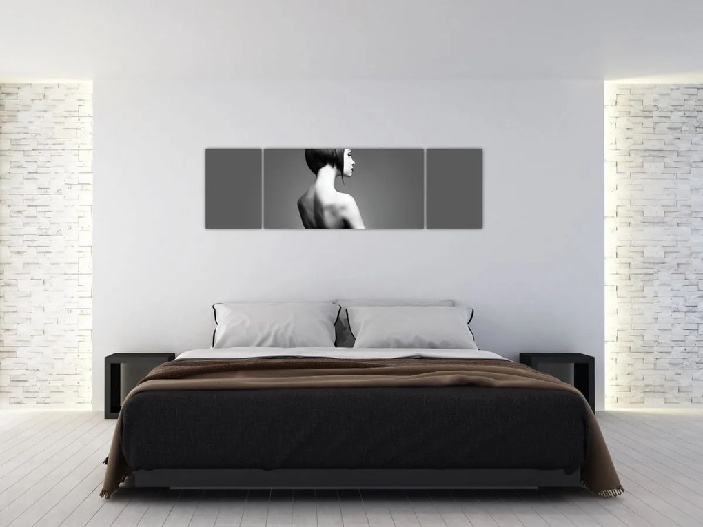 Obraz eleganckiej kobiety (170x50 cm)