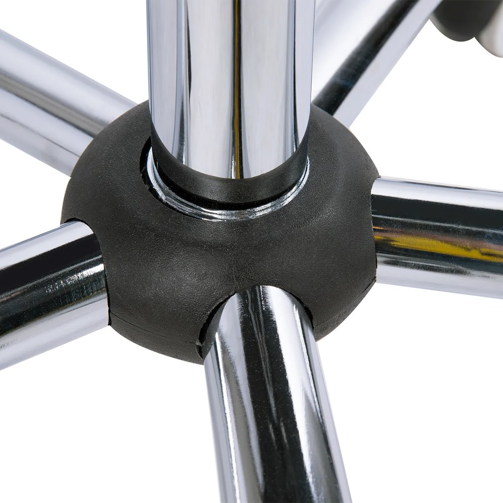 Vinsetto Fotel Biurowy z Funkcją Masażu i Ogrzewania Podnóżek Regulowany do 120kg Brązowy | Aosom PL