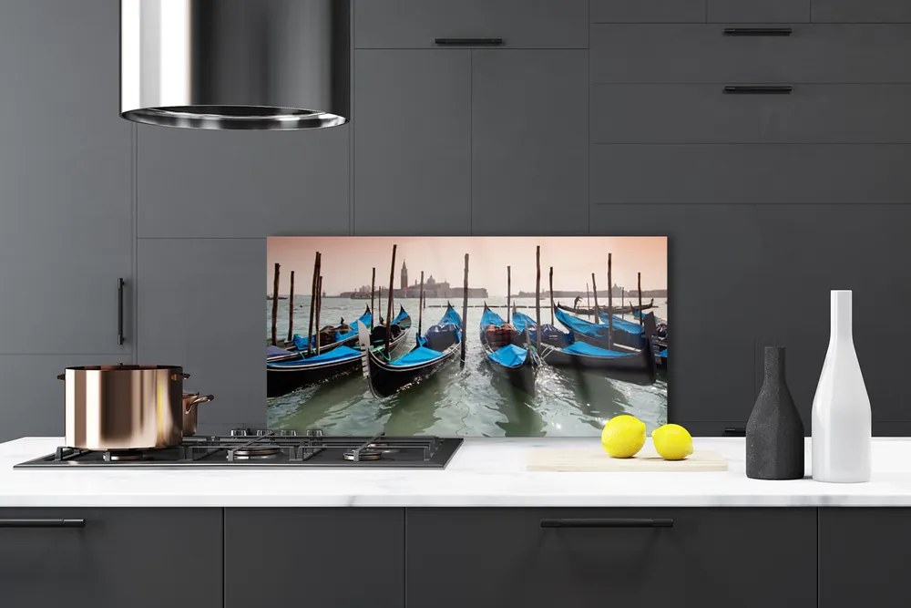 Panel nad blat kuchenny Przystań Łodzi nad Kanałem