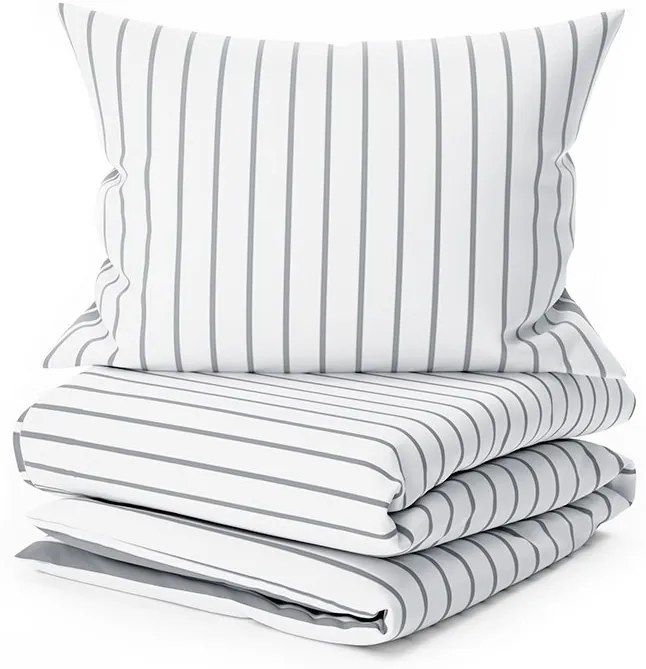 PrzytulneMieszkanie.pl PrzytulneMieszkanie.pl Pościel z bawełny Renforcé CAPRIVI szara guzik Rozmiar pościeli: 70 x 90 cm | 140 x 220 cm