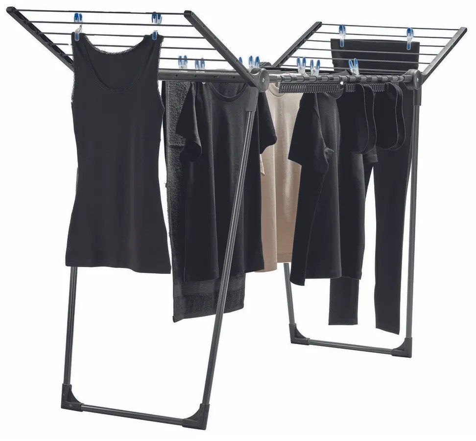 Leifheit Suszarka do ubrań Pegasus 150 Solid Slim Black 81690