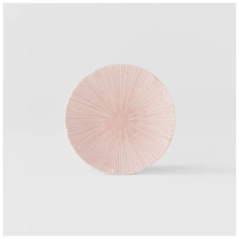 Różowy talerz ceramiczny ø 24 cm ICE PINK – MIJ