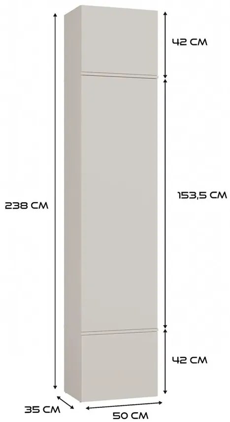 Kaszmirowa garderoba z siedziskiem E8-K75