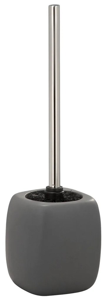 Pojemnik na szczotkę FARO GREY + szczotka WC, WENKO