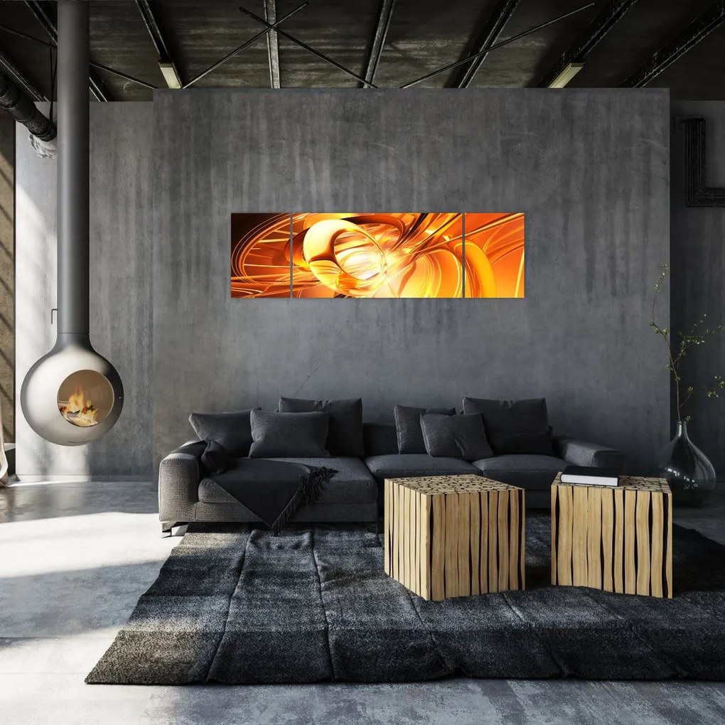 Obraz abstrakcji (170x50 cm)