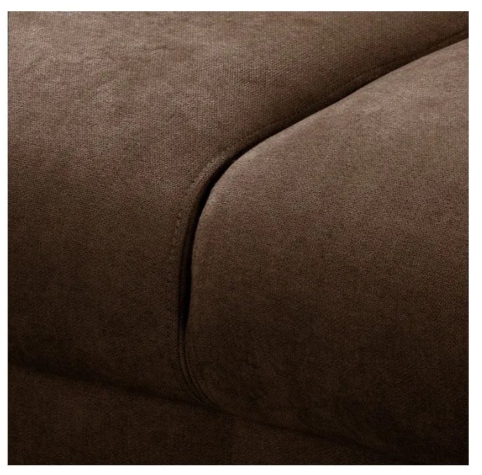 Ciemnobrązowa sofa 193 cm Beata – Ropez