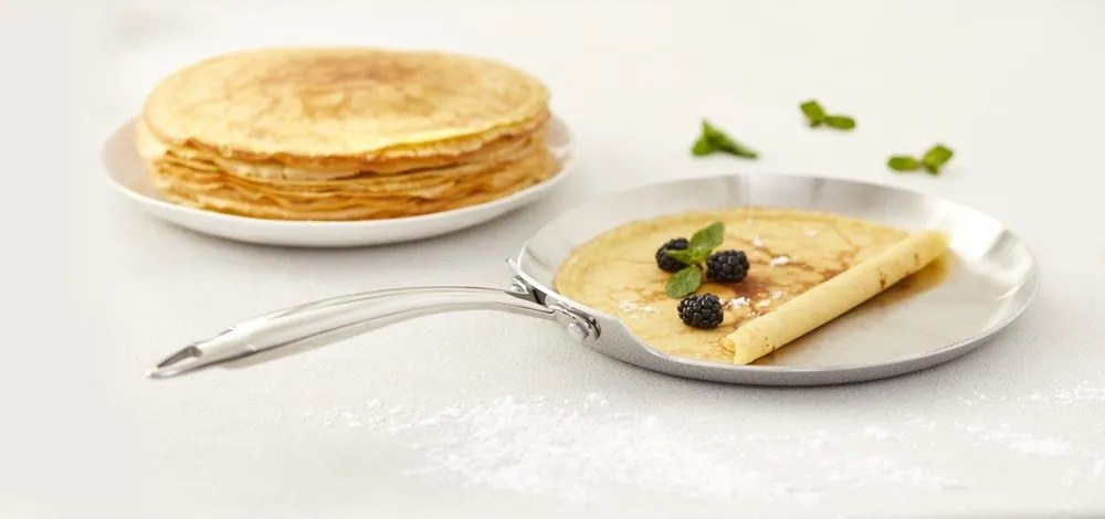 Patelnia na naleśniki ze stali nierdzewnej ø 26 cm – Blomsterbergs