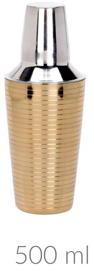 Shaker do drinków ze stali nierdzewnej, 500 ml