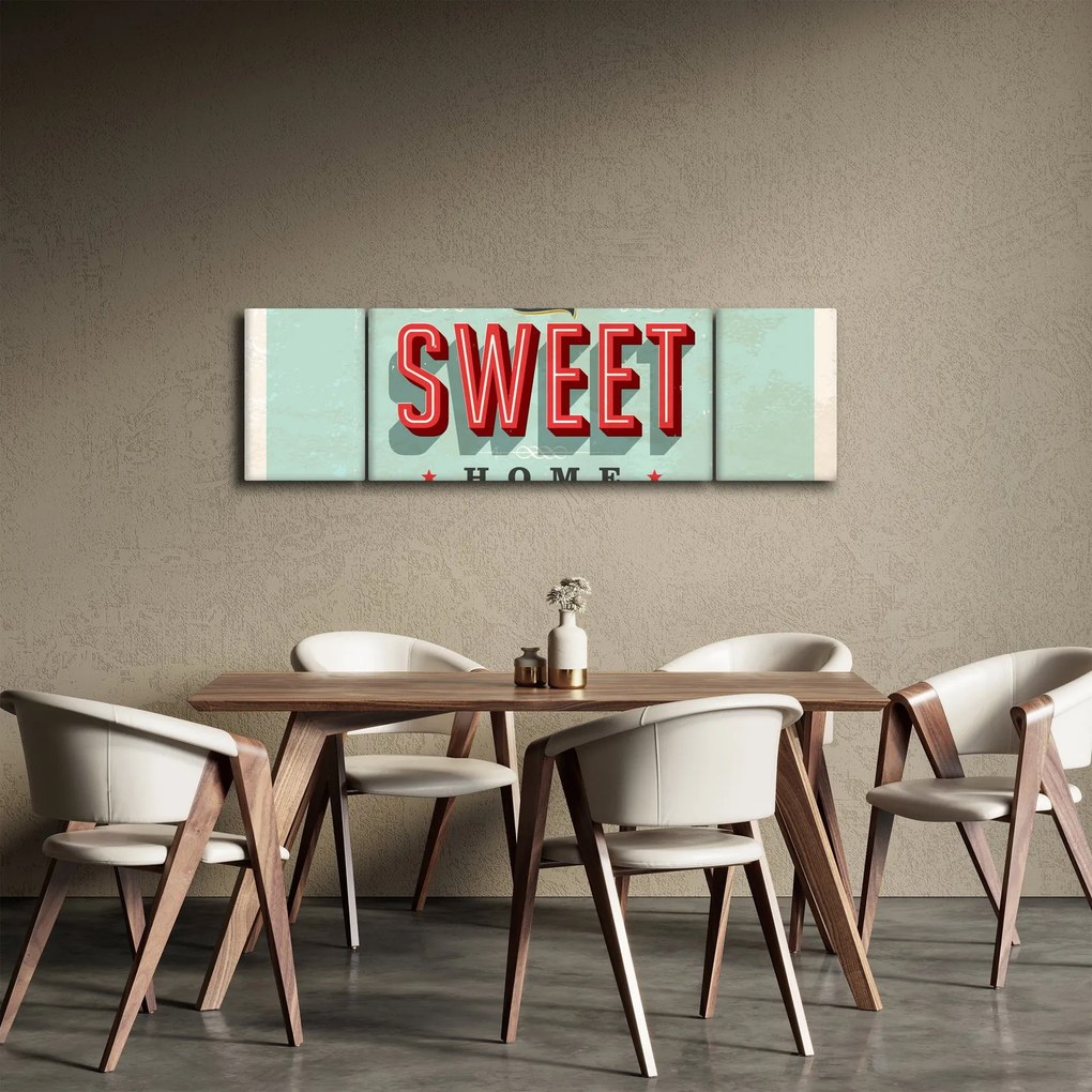 Obraz - Home sweet home (170x50 cm)