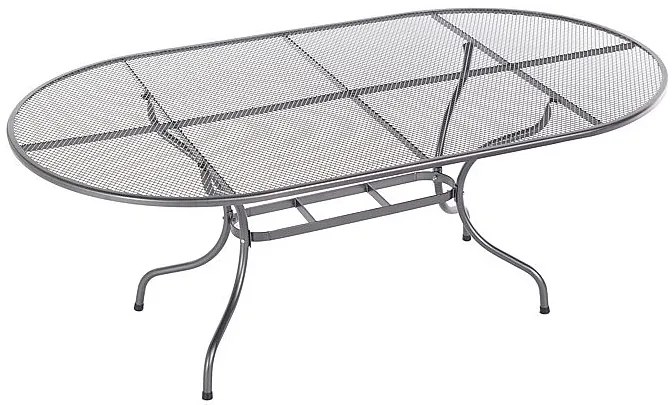Metalowy zestaw ogrodowy OLIVIE 1 + 4 Stół owalny 190x105 cm