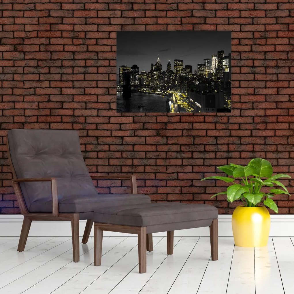 Obraz nocnej metropolii (70x50 cm)