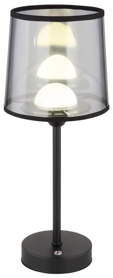 Globo 21008S - LED Lampa stołowa ściemnialna LUNKI LED/2,5W/3,7V 2700/4000/6500K czarna