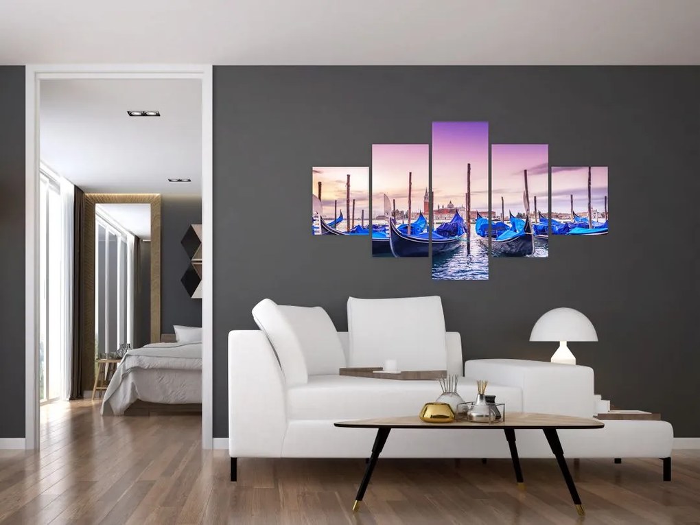 Obraz - Świt w Wenecji (125x70 cm)