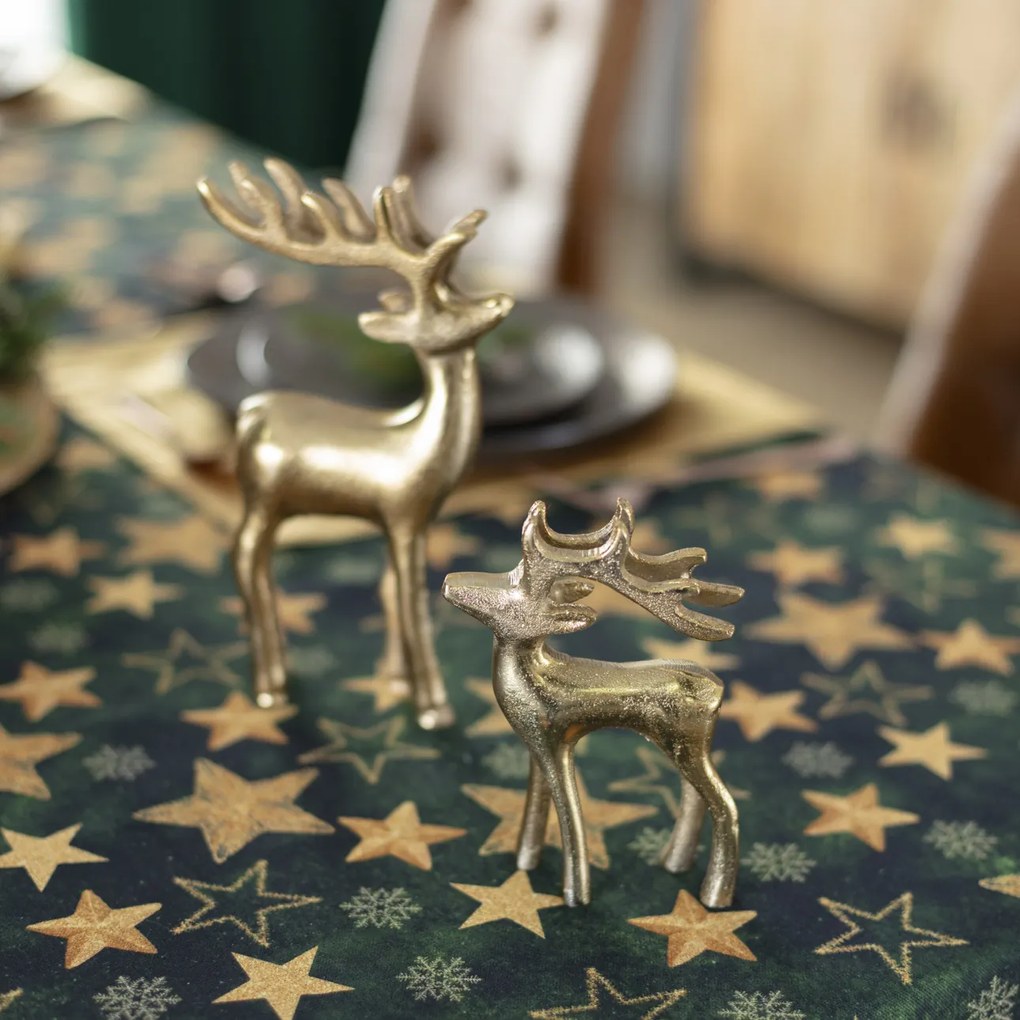 Dekoracja Reindeer 12x3x22 gold