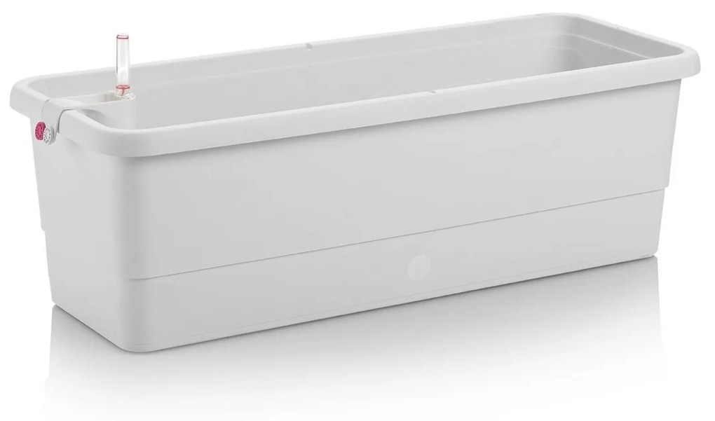 Gardenico Donica samonawadniająca Smart System Gardenie biały, 80 cm, 80 cm