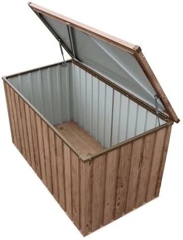 Duramax Skrzynia ogrodowa brązowy, 134 x 74 cm