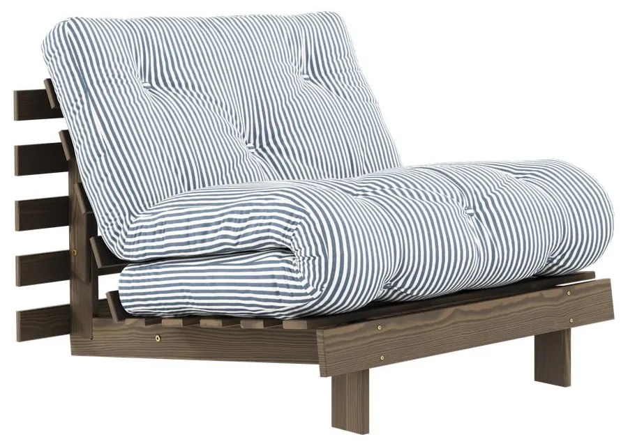 Fotel biały/jasnoniebieski Roots - Karup Design