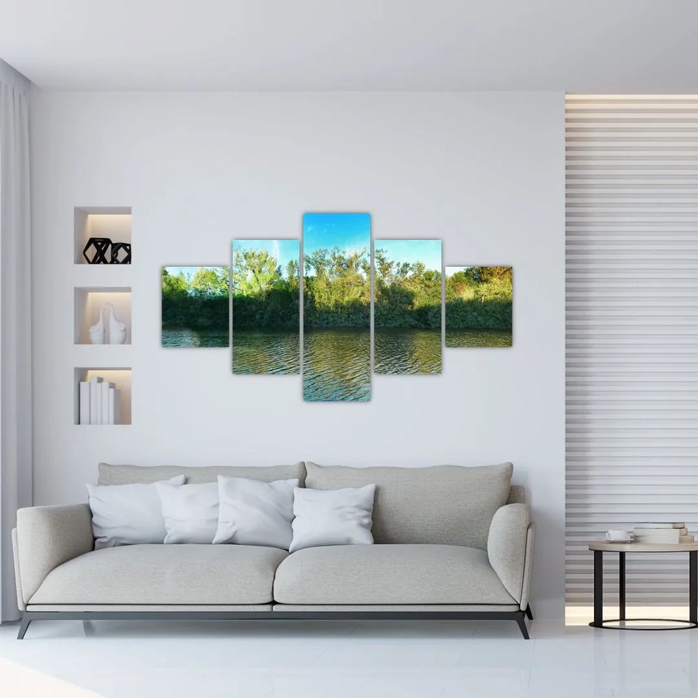 Obraz - jezioro (125x70 cm)