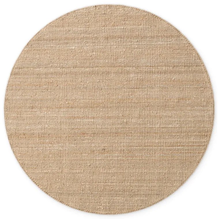 Okrągły dywan z juty w naturalnym kolorze ø 160 cm Bouclé Jaipur – Hanse Home