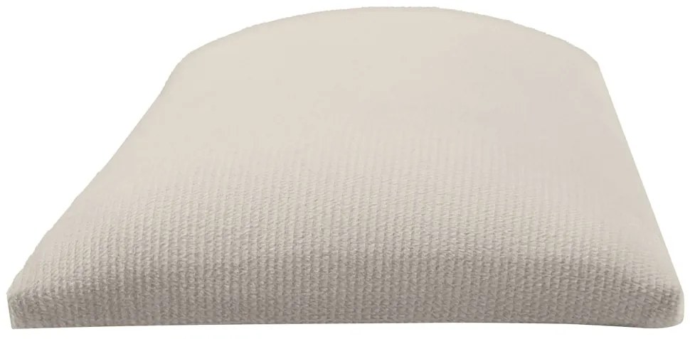 PROMOCJA Tapicerowany panel ścienny FRAME PAROS 15x90 cm, kremowy II gatunek