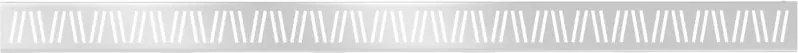 Mexen Flat M22 maskownica do odpływu liniowego 80 cm, inox - 1029080