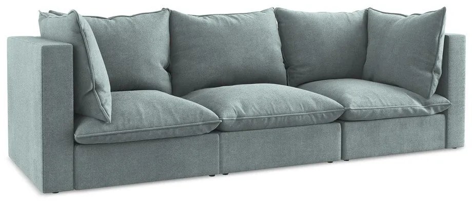 Niebieska sofa 255 cm Manao – Makamii