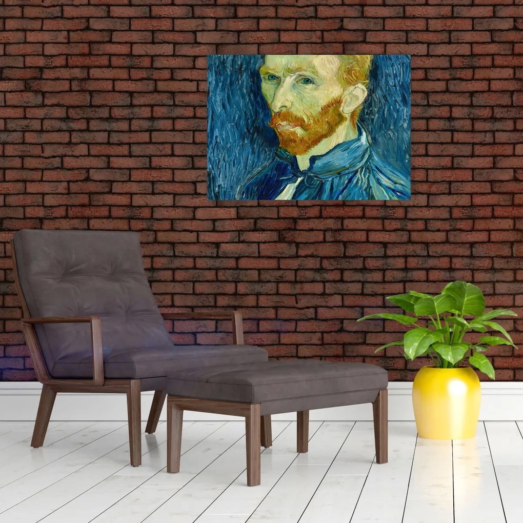 Obraz - Vincent van Gogh, Self-Portrait, reprodukcje (70x50 cm)